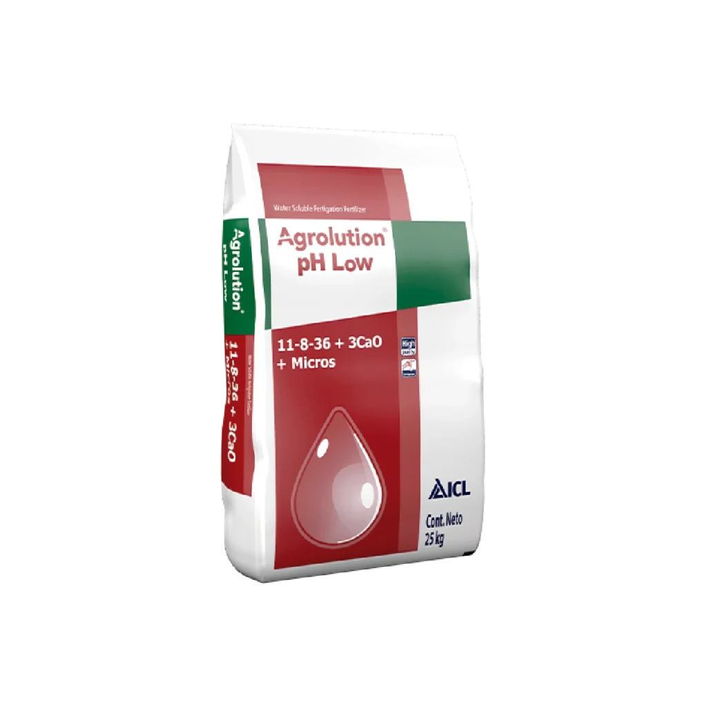 ICL Agrolution pH Low 11-8-36+3CaO+Micros fertilizante soluble