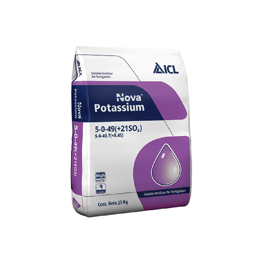 ICL Nova Potassium 5-0-49+21SO4 fertilizante soluble