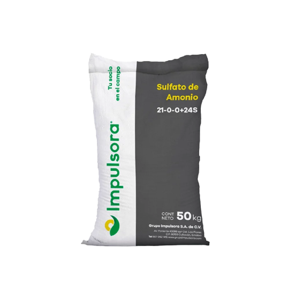 Sulfato de Amonio 21-00-00+24S Granulado Impulsora