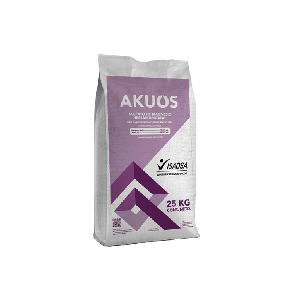 AKUOS Sulfato de Magnesio Heptahidratado soluble