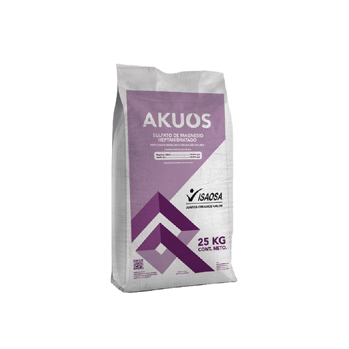 AKUOS Sulfato de Magnesio Heptahidratado soluble